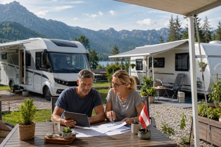 Campingversicherung in Österreich - worauf achten? ( KI, Symbolbild)