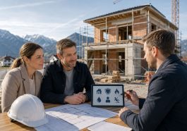 Hausbau-Versicherung in Österreich ( KI, Symbolbild)