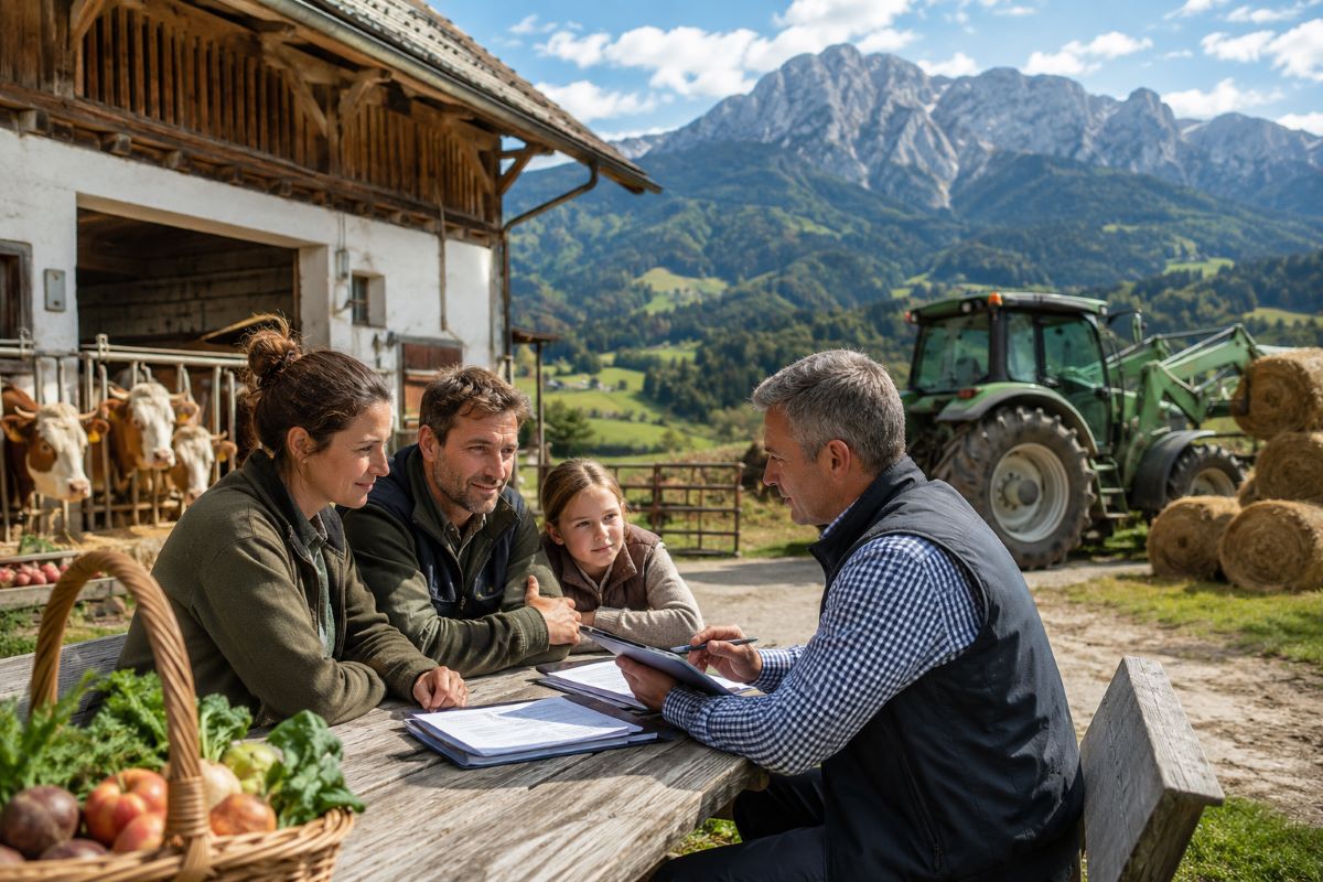 Versicherung für die Landwirtschaft - Leistungen und Anbieter vergleichen und Beratung einholen (KI, Symbolbild)
