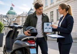 Mopedversicherung in Österreich - worauf achten? (KI, Symbolbild)
