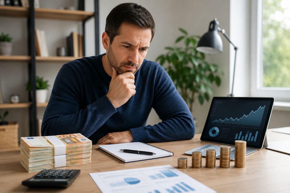In ETF investieren - worauf achten? (KI, Symbolbild)
