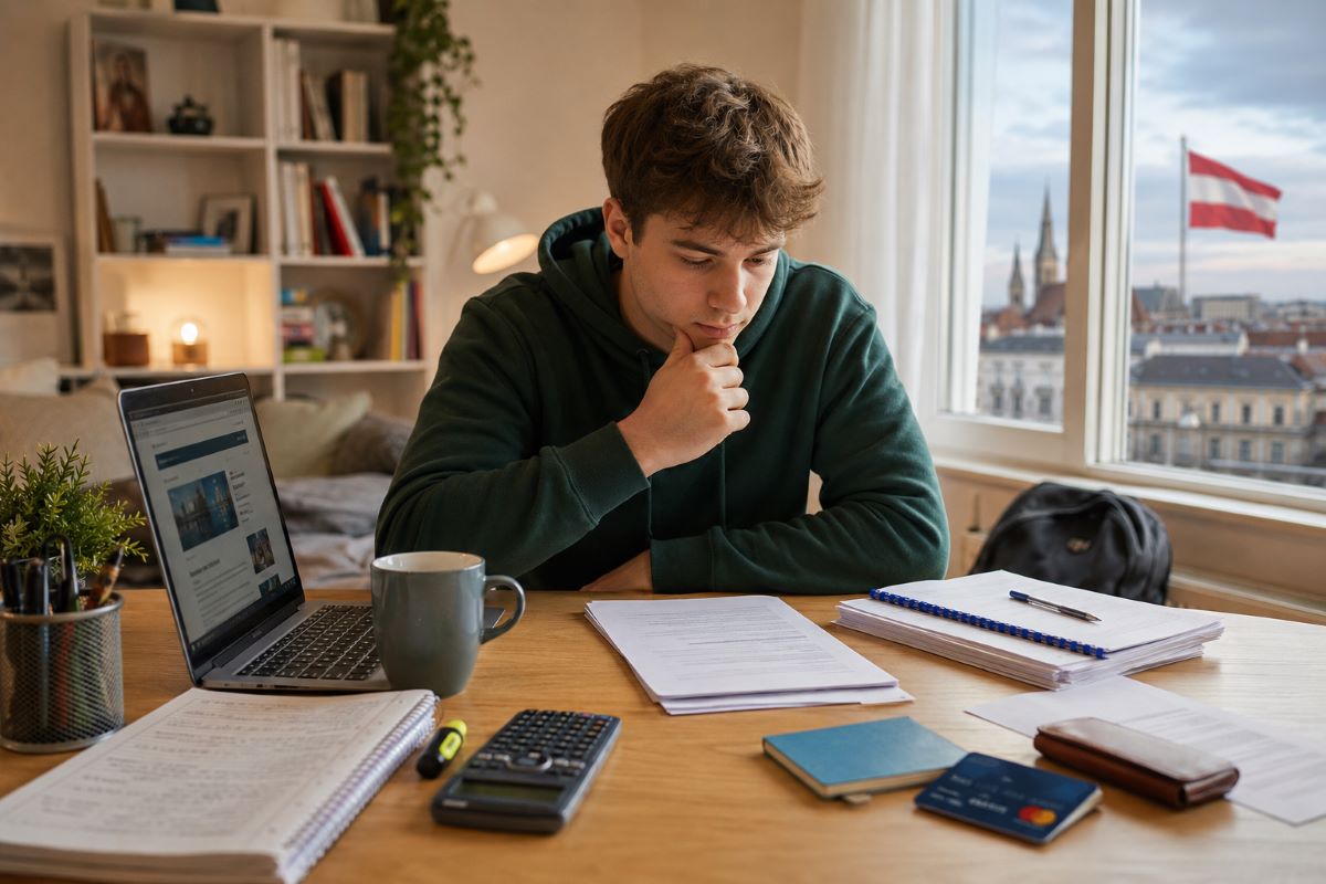 Studium finanzieren in Österreich (KI, Symbolbild)
